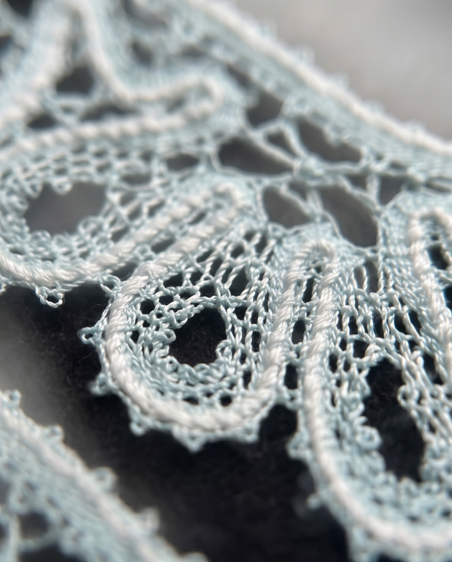 Handmade Lace Cuffs – Bobbin Lace, Cotton